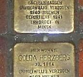 Stolpersteine in der Huntestraße 26 in Wildeshausen.cleaned