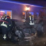 Auto von Nazi abgefackelt