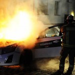 Zwei Autos der Firma „Sicherheit Nord“ abgefackelt