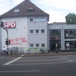 Farbe gegen SPD-Zentrale