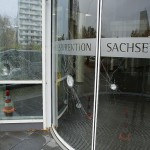 Leipziger Landesdirektion angegriffen