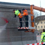 Farbe gegen Denkmal