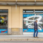 Spritzputz gegen AfD-Büro