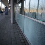 Scheiben bei Leipziger Buchmesse eingeworfen