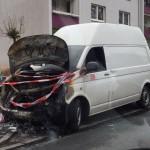 DB-Transporter abgefackelt