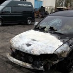 Auto von Markus Johnke (Legida) abgefackelt