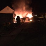 Auto von rechtem Redner abgefackelt