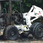 Vinci-Bagger abgefackelt