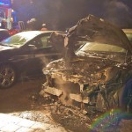 Porsche abgefackelt
