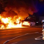 Brandanschlag auf Privatfahrzeug eines Bullen