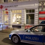 Steine und Farbe gegen "von Poll"