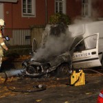 Thyssenkrupp-Auto angezündet