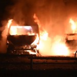 Thales-Transporter abgefackelt