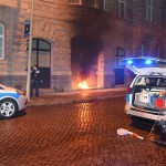 Brandanschlag auf Polizeigebäude