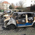 Drei Ordnungsamt-Autos abgefackelt