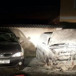 Naziauto abgefackelt