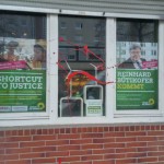 Farbe gegen Grünen-Büros
