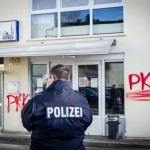 Farbe an Ditib-Moschee