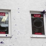 Steine und Farbe gegen Kanzlei von AfD-Politiker