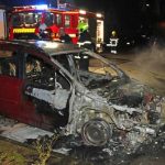 Auto von Stefan Lüdtke (IB) abgefackelt