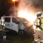 Siemens-Transporter abgefackelt