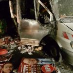NPD-Wahlkampfauto abgefackelt