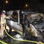 DITIB-Transporter abgefackelt