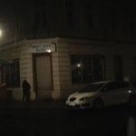 Steine gegen Cafe türkischer Faschisten