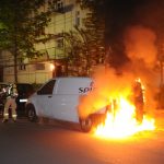 Transporter von Vinci und Spie abgefackelt
