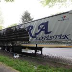 Feuer an LKW türkischer Tuğra-Spedition