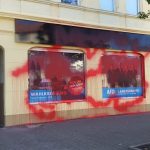 Farbe gegen AfD-Büro