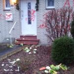Haus von Guido Stolte (AfD) besprüht
