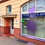 Farbbeutel gegen CDU-Büro