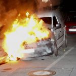 SPIE-Auto abgefackelt
