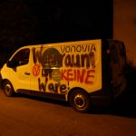 Vonovia-Auto beschädigt