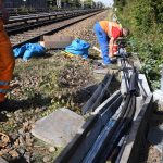 Bahnverkehr durch Kabelbrand gestoppt