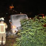 Amazon-Lieferwagen angezündet
