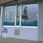 Steine gegen Vonovia-Zentrale