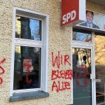 Sachbeschädigungen an drei SPD-Büros