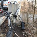 Brandanschläge auf Kabel an zwei Brücken