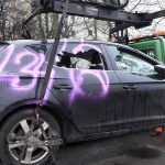 Auto von Immobilien-Anwalt zerstört