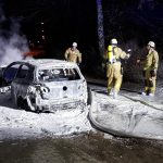 Auto einer Polizistin abgefackelt