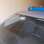 Objektschutzstreife mit Steinen beworfen