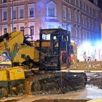 Bagger ausgebrannt