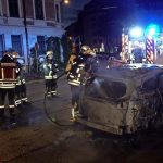 Auto von Dussmann Sicherheitsdienst abgefackelt