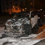 Geländewagen angezündet