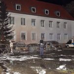 Fahrzeuge der Bundespolizei angezündet