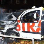 Fahrzeug der STRABAG angezündet