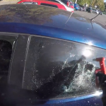 Nazi-Auto abgefackelt