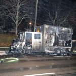 Strabag-Lkw abgefackelt